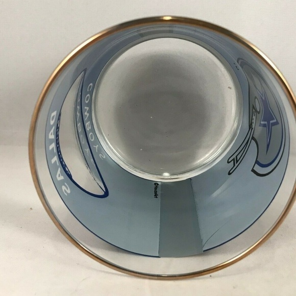 𝅺vintage Dallas Cowboys NFL Cocktail Helmet Glasses - Picture 3 of 3